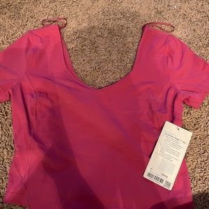 Size 10 Lululemon Align short sleeve.